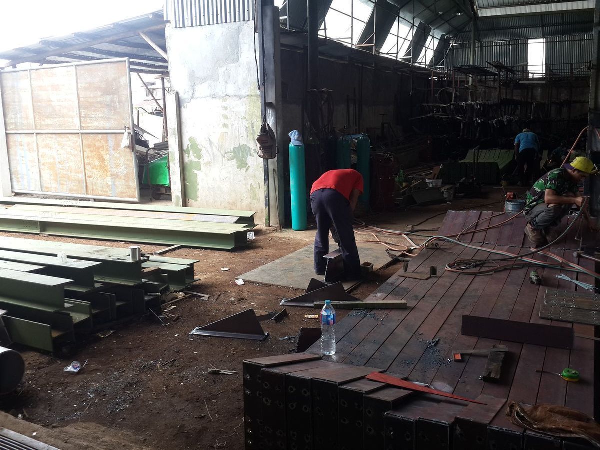 Konstruksi Gudang Pak. Erik - Dokumentasi Proyek